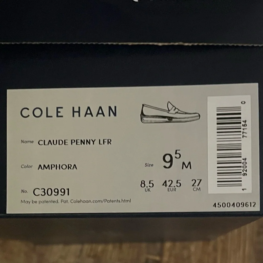 EUC! Cole Haan Claude Penny Loafer Amphora with box like new Size 9.5 - Picture 8 of 8